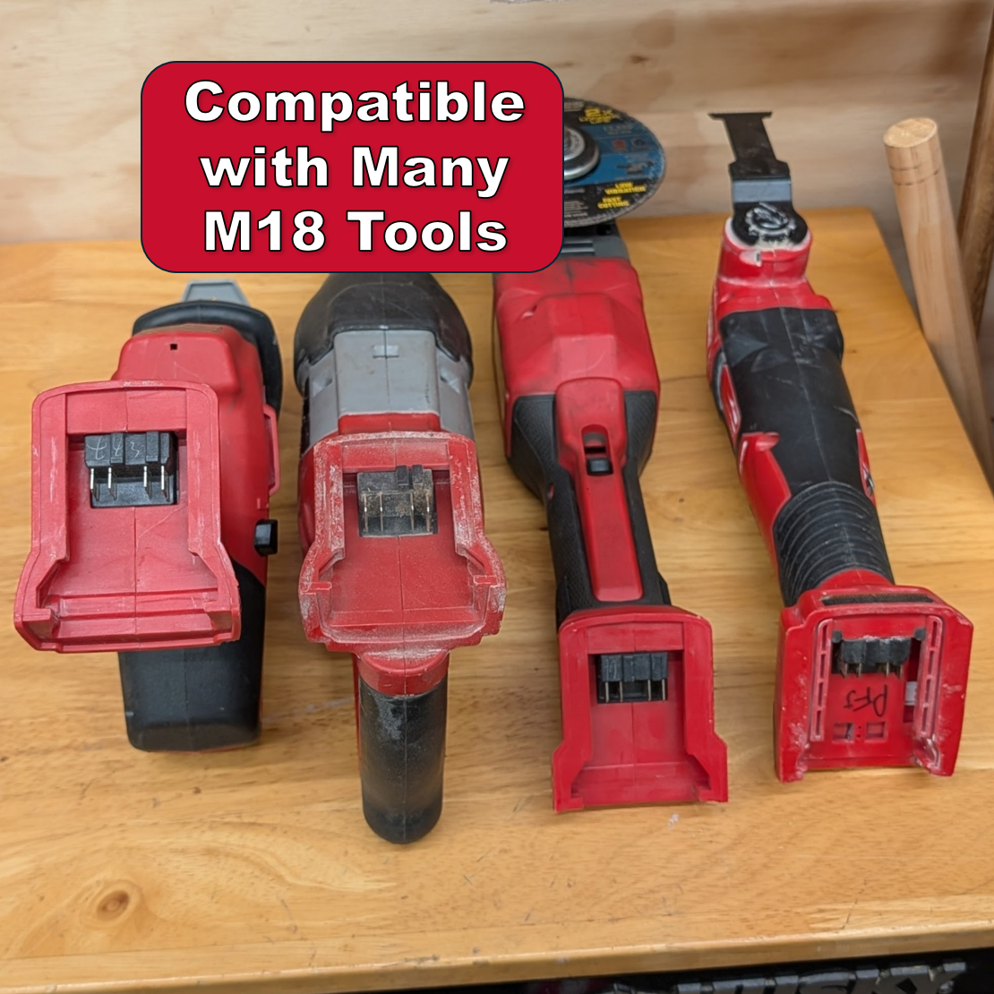 Vehicle Ready M18 Tool Holder | Holds 3 Tools + 23 Bits | Packout Compatible