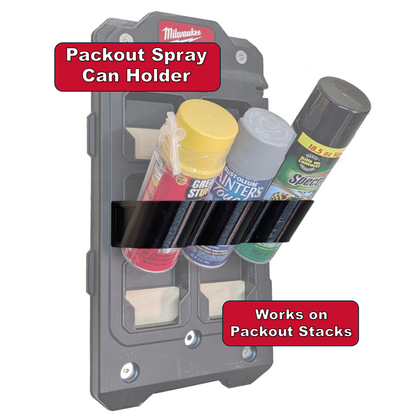 Vehicle Ready Spray Can Holder | Holds 3 Cans | Works on Packout Stacks