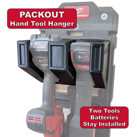 Dual PACKOUT Hand Tool Hanger