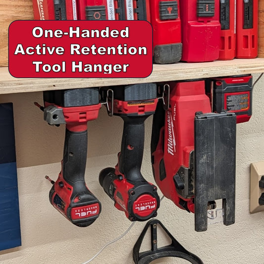 M18 SNAP Tool Holder | One-handed Active Retention Tool Mount for Mobile Setups