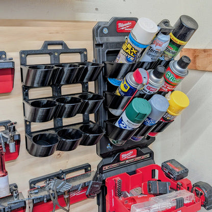 Vehicle Ready Spray Can Holder | Holds 3 Cans | Works on Packout Stacks