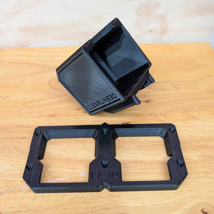 M18 Battery Holder | Secures 2 Batteries | Packout Compatible Wall Mount Organizer