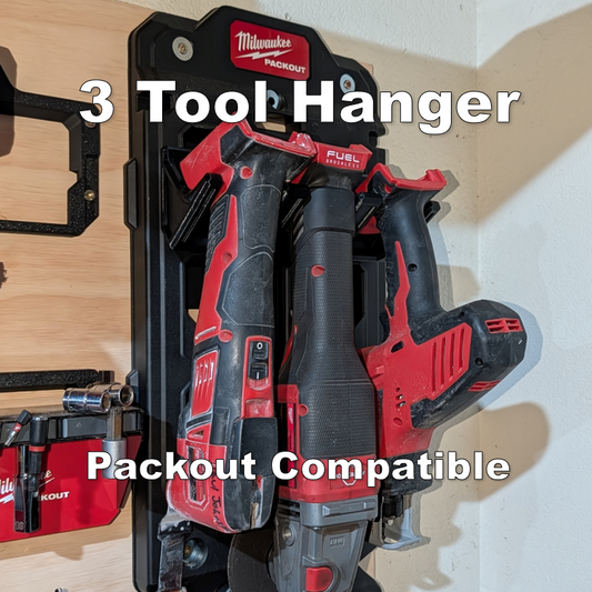 Shop Ready M18 Tool Holder | Holds 3 Tools | Packout Compatible