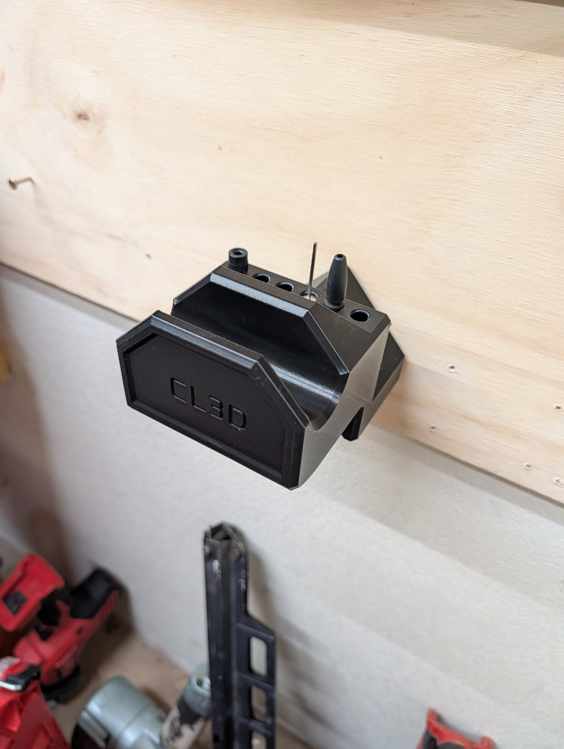 ClearLine3D M18 inflator wall mount without the inflator installed