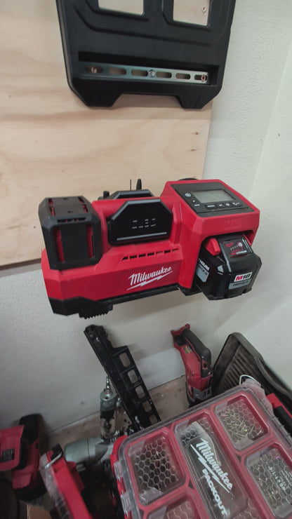 Milwaukee M18 inflator holder product demonstration video